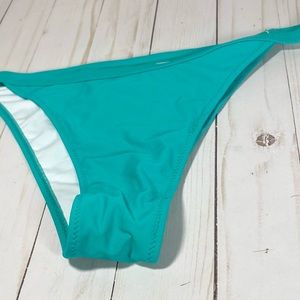 Turquoise Bikini BOTTOMS ONLY - Size Large